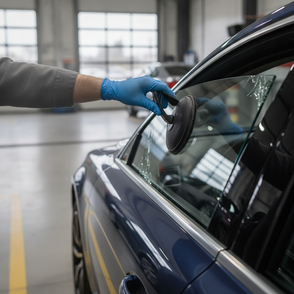 Car Window Replacement no peoples faces just hand
